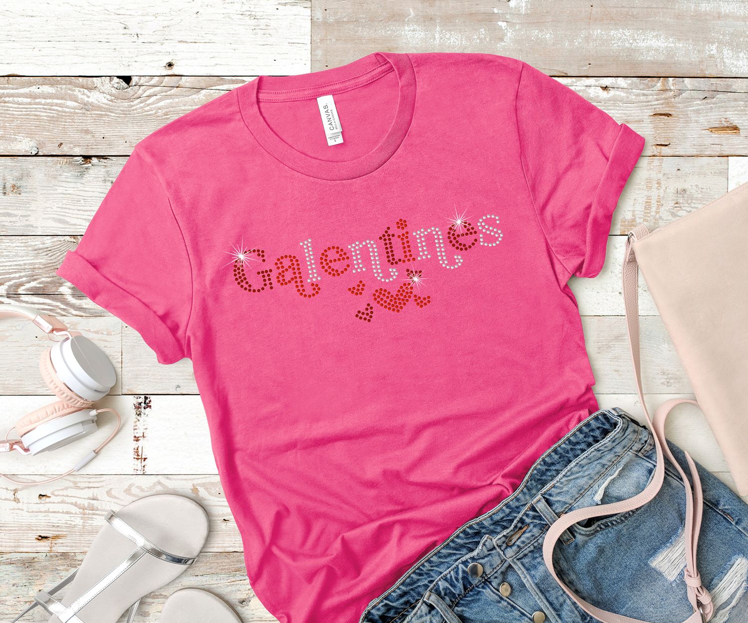 Rhinestone Galentines Tee
