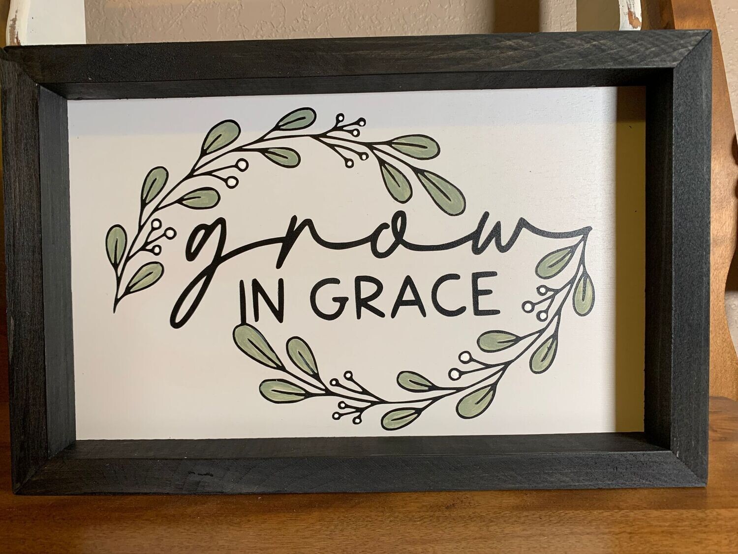 Grow in Grace - Farmhouse Sign
