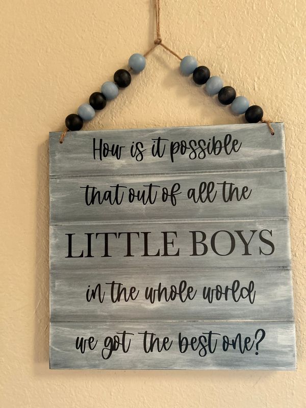 Best Little Boy Wall Placque