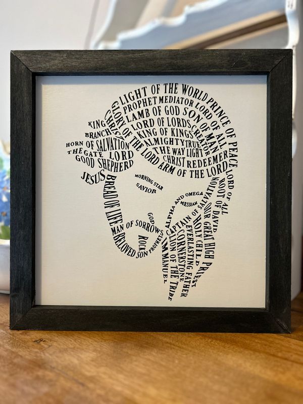 Jesus - Framed Sign