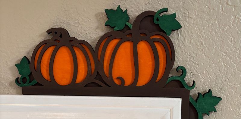 Pumpkin Fall Corner Sitter