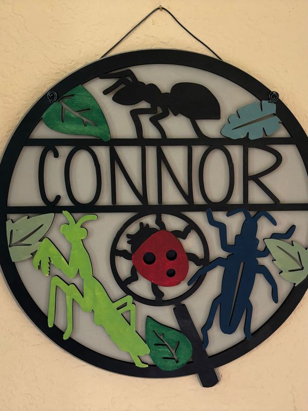 Insect Customized Name Plate