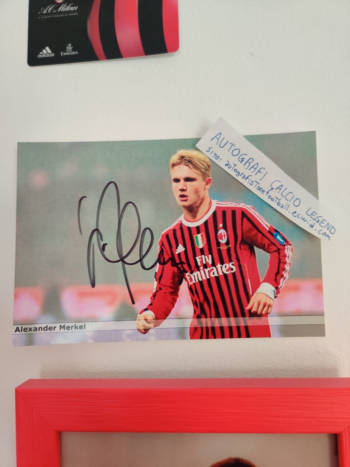AUTOGRAFO ALEXANDER MERKEL