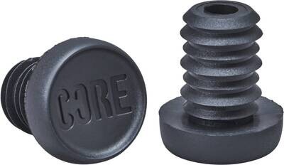 CORE Bar Ends - schwarz - Alu (dünn)