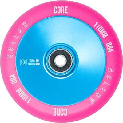 CORE Hollowcore V2 Stunt Scooter Rolle -pink-blau-110mm- 2 Stück