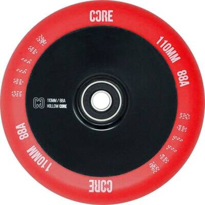 CORE Hollowcore V2 Stunt Scooter Rolle -rot/schwarz-110mm- 2 Stück