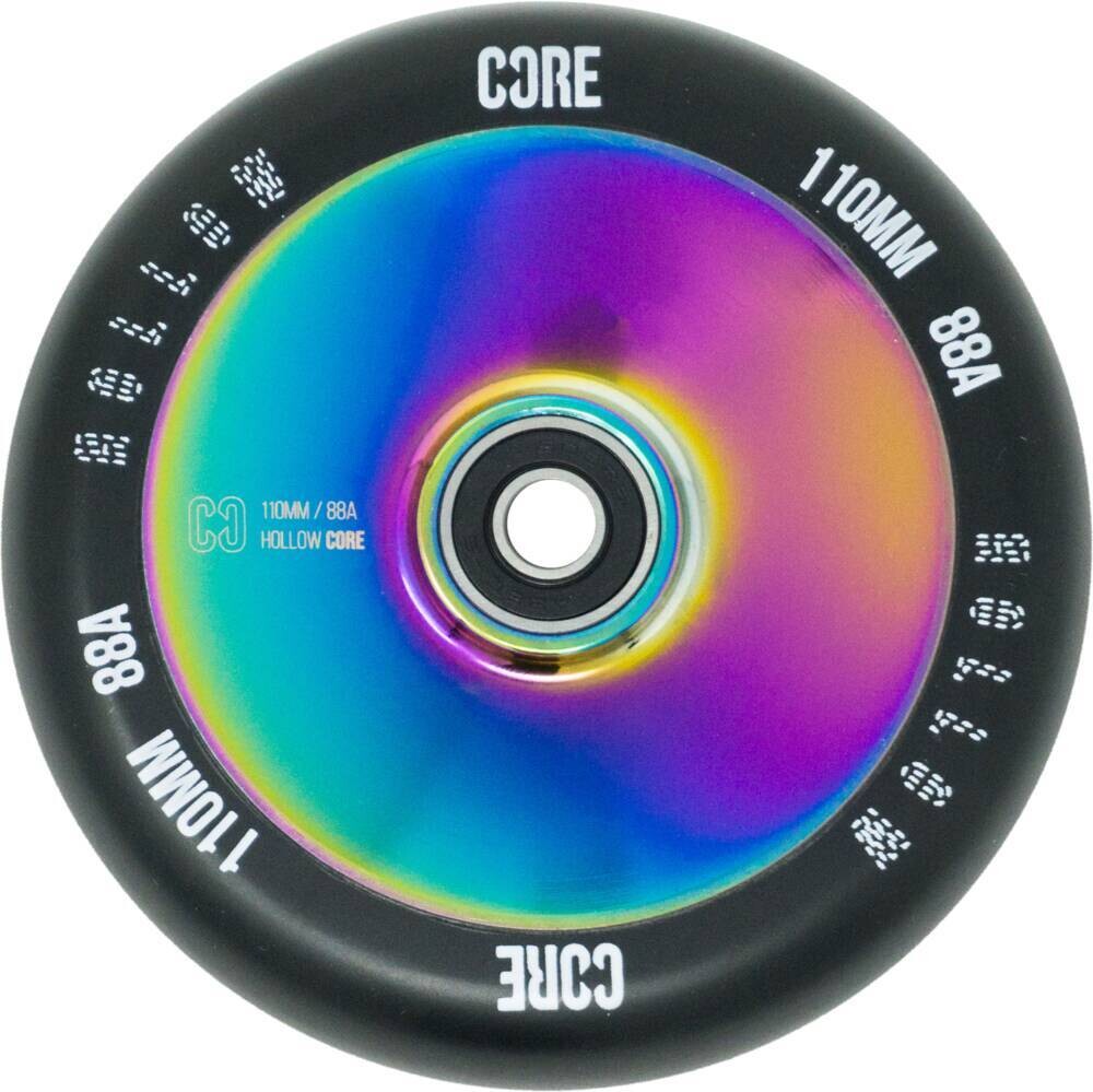 CORE Hollowcore V2 Stunt Scooter Rolle -neochrome/schwarz-110mm- 2 Stück