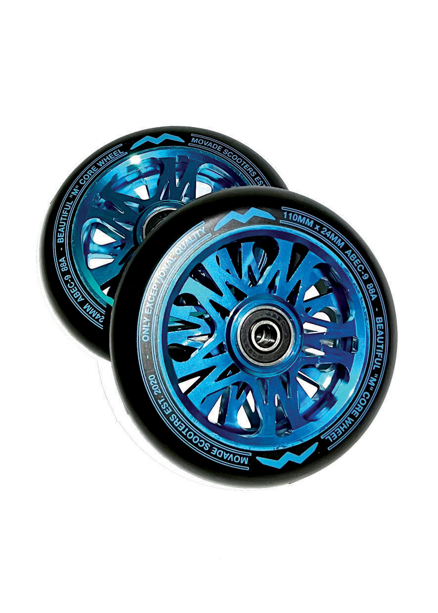Movade "M"Core Wheels 110mm -  Aqua  - 2 Stück
