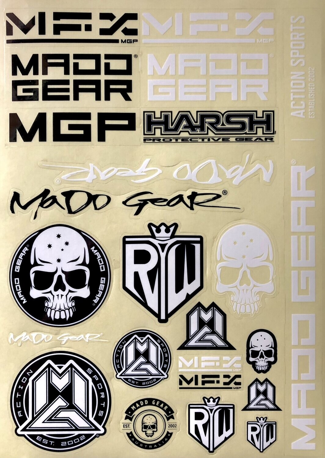 MGP Madd Gear Aufkleber