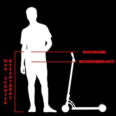 Stunt Scooter Größe ermitteln