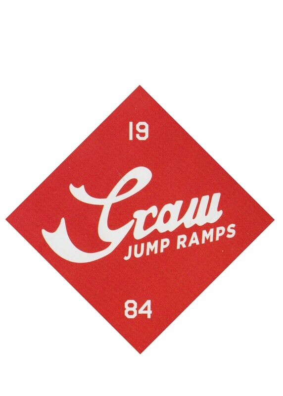 Graw - Jump Ramps - Aufkleber klein Graw - Jump Ramps - Aufkleber klein