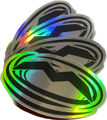 Movade Logo Holographic Oval