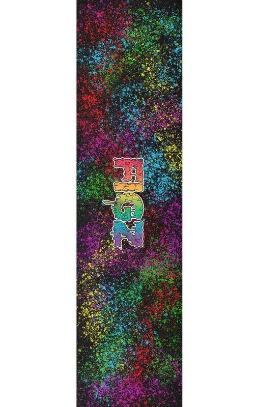 Figz XL Scooter Grip Tape Rainbow Drip Figz XL Scooter Grip Tape Rainbow Drip