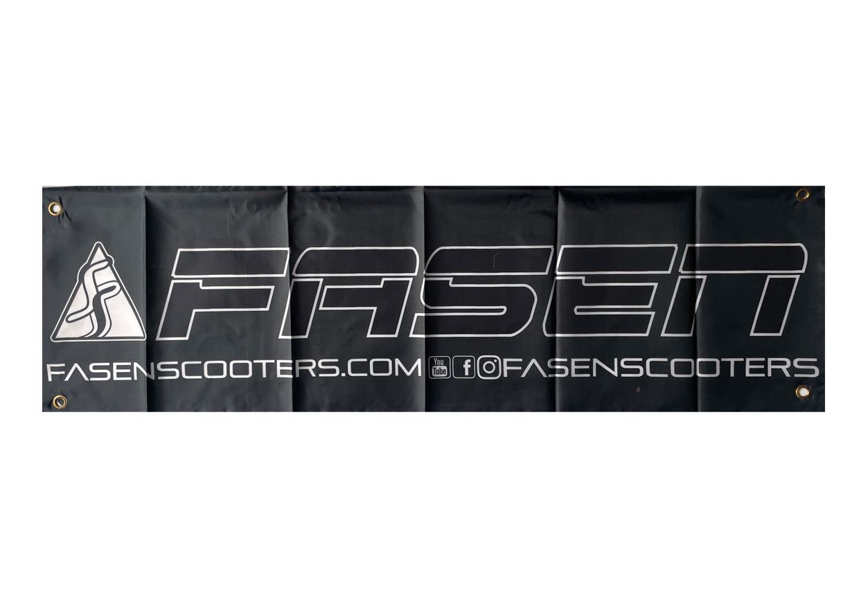 Fasen Scooters Banner 100cm x 30cm