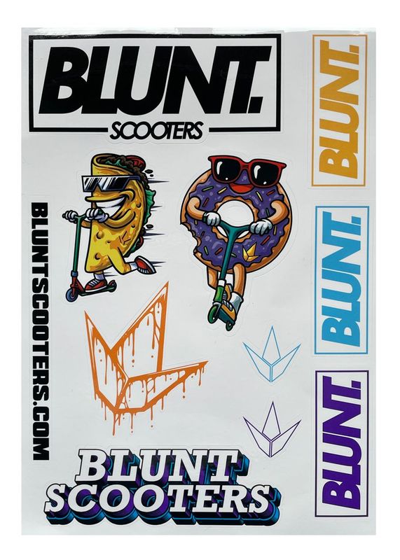 Blunt Aufkleber Sheet