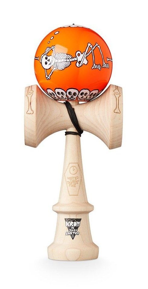 KROM KENDAMA X Jody Barton - Skeletons Orange