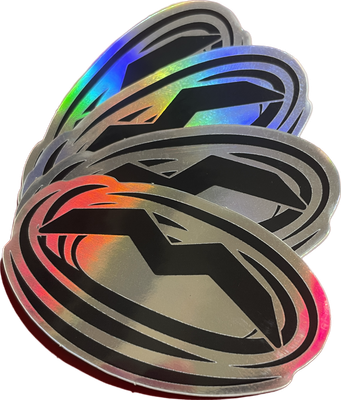 Movade Logo Holographic Oval