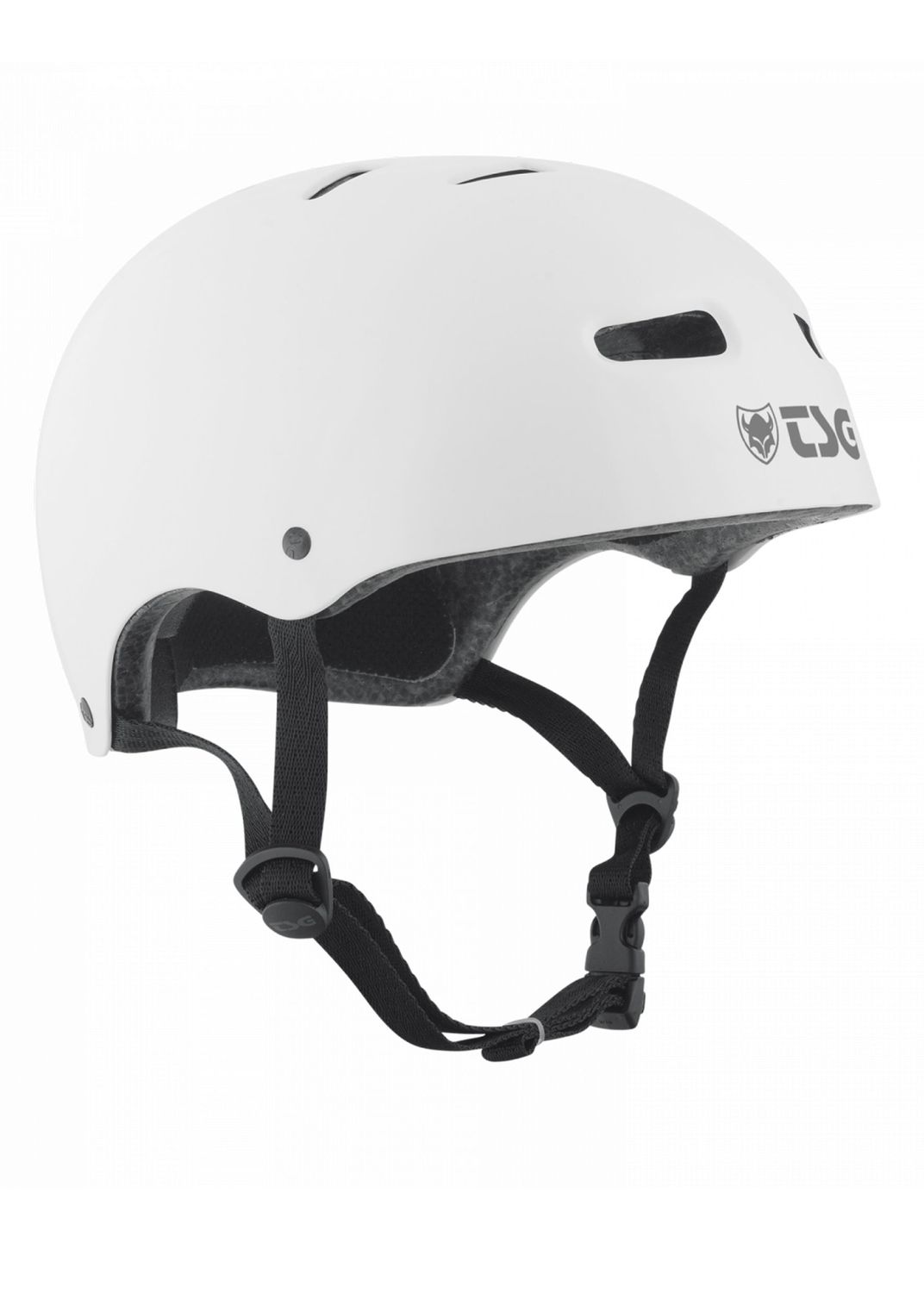 TSG Helm - Skate/BMX Solid Color - injected White -