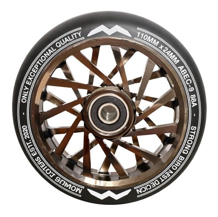 Movade Nest Wheels 110mm -  dark chrome  - 2 Stück