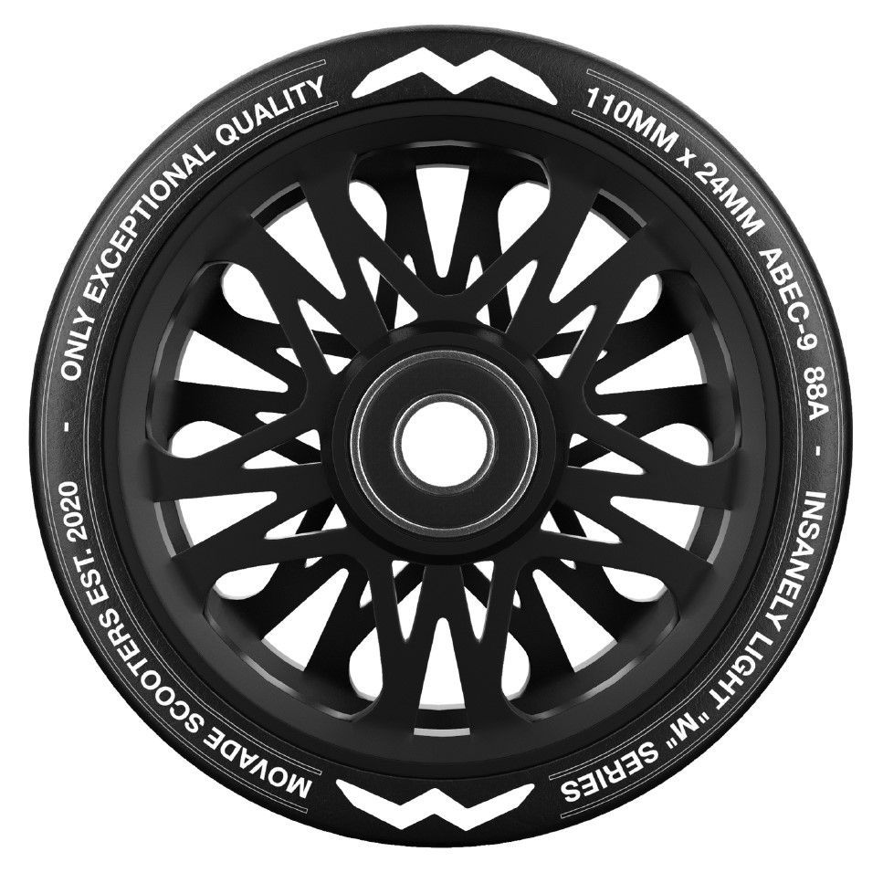 Movade "M"Core Wheels 110mm -  black  - 2 Stück