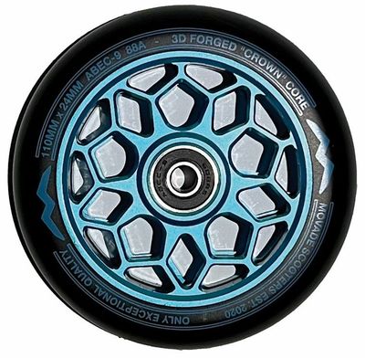 Movade "Crown" Wheels 110mm -  Aqua  - 2 Stück