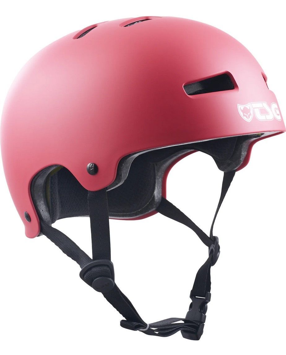TSG Helm - Evolution Solid Colors -satin gentle red-, Größe: S/M (54-56cm)