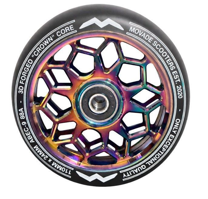 Movade Movade "Crown" Wheels 110mm - Neo Chrome - 2 Stück