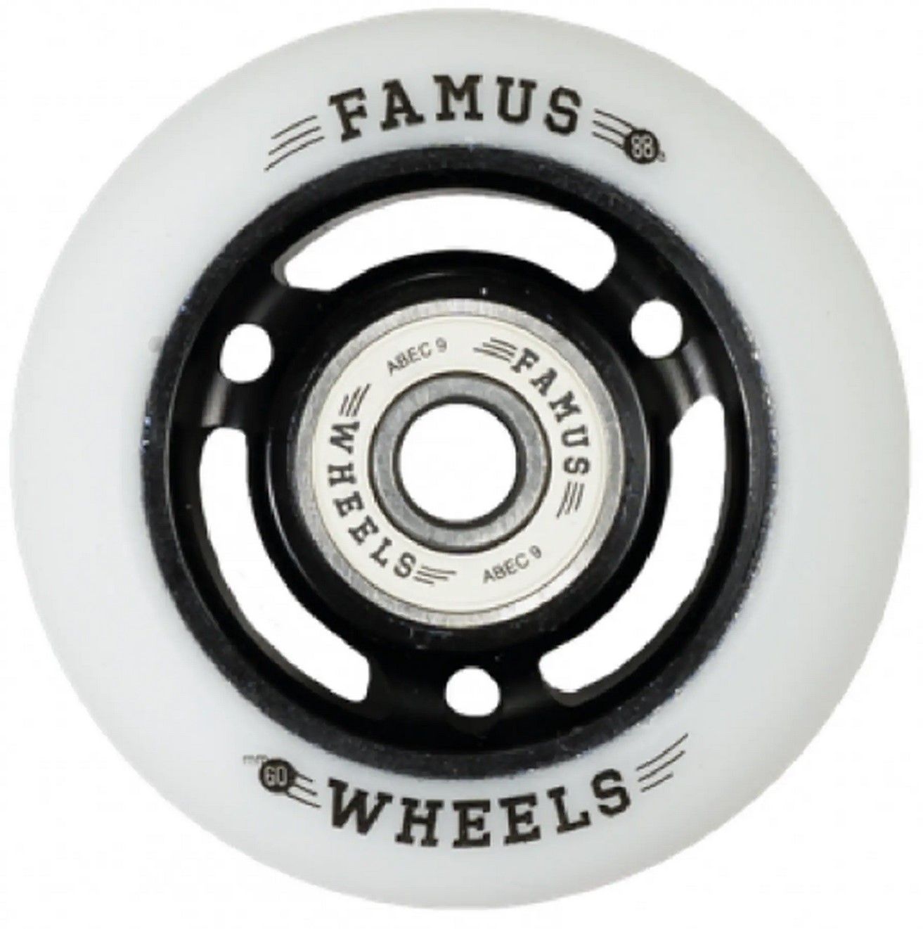 Famus Aggressive Inline Rolle mit Lager 60mm/88A Famus Aggressive Inline Rolle mit Lager 60mm/88A