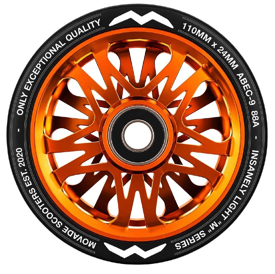 Movade "M"Core Wheels 110mm -  orange  - 2 Stück