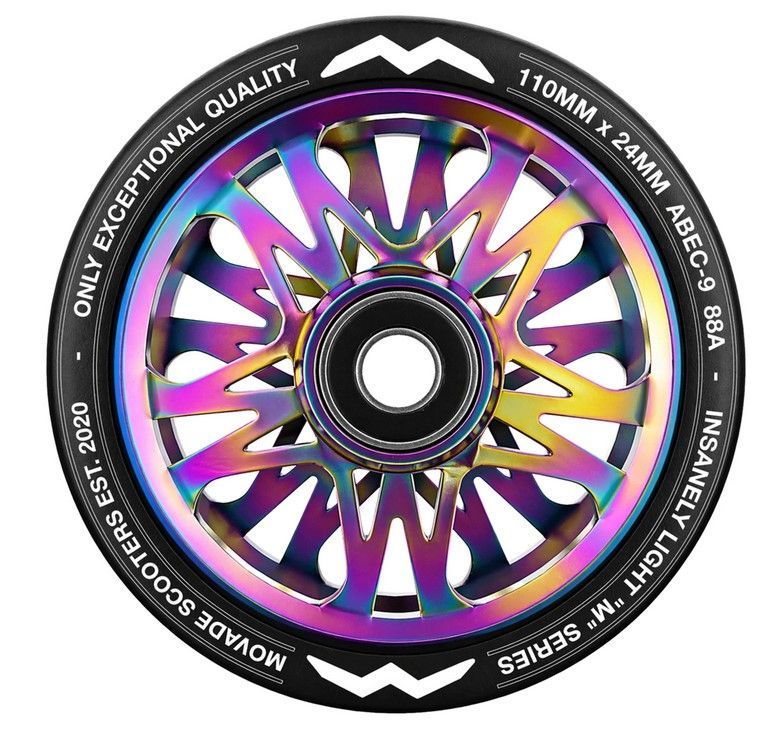 Movade "M"Core Wheels 110mm -  neo chrome  - 2 Stück