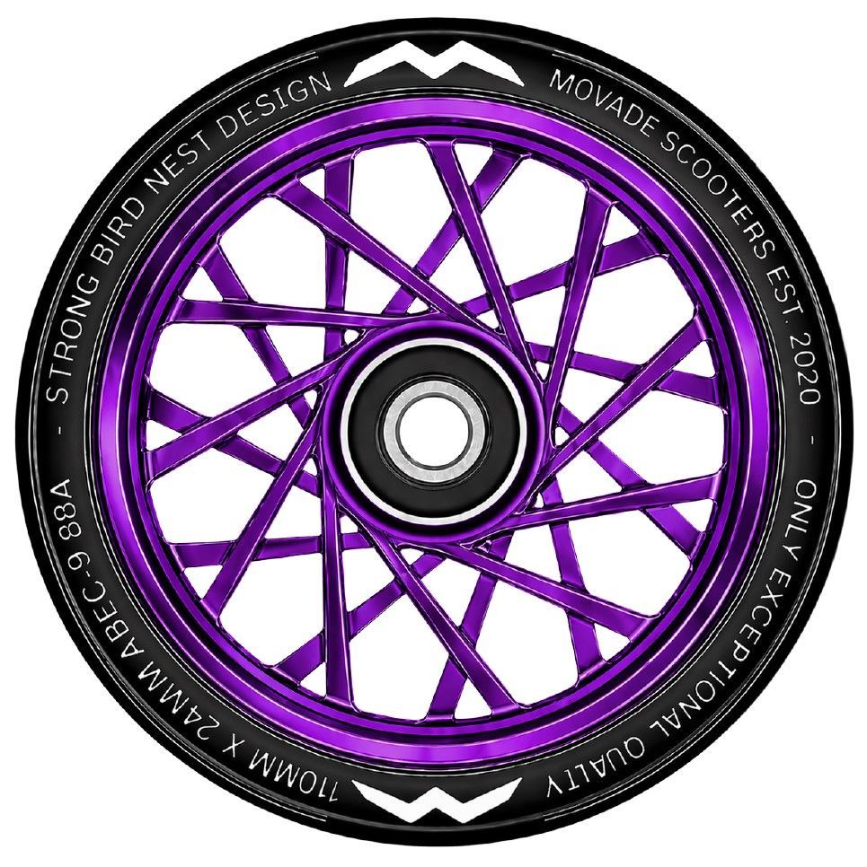 Movade "Nest" Wheels 110mm -  lila  - 2 Stück