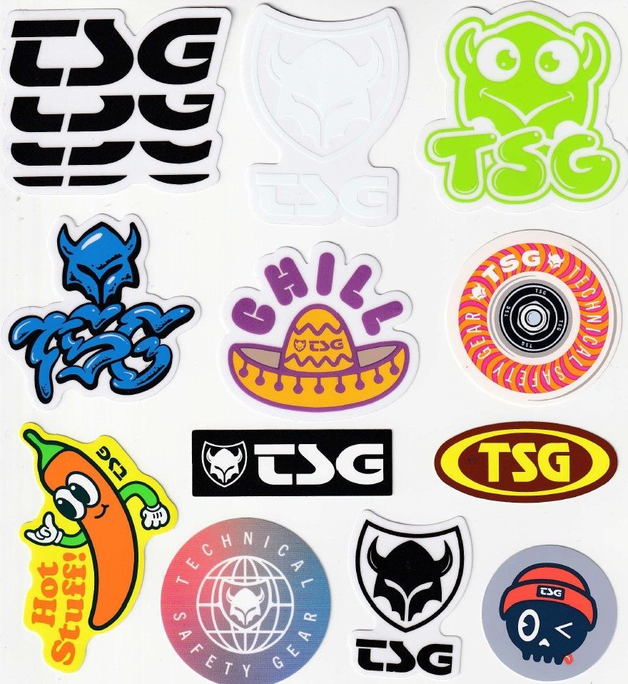 TSG Sticker Bag - 12 Aufkleber TSG Sticker Bag - 12 Aufkleber