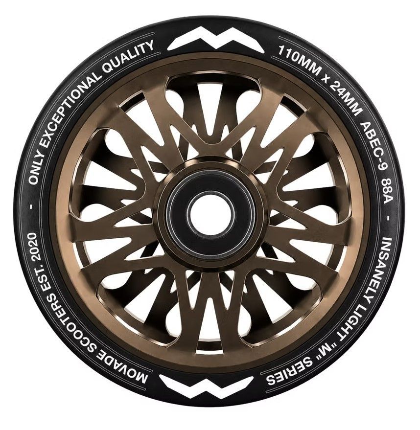 Movade Movade "M"Core Wheels 110mm - dark chrome - 2 Stück
