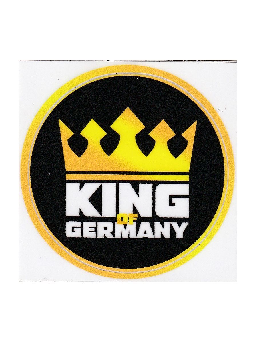 King of Germany 2023 Aufkleber King of Germany 2023 Aufkleber
