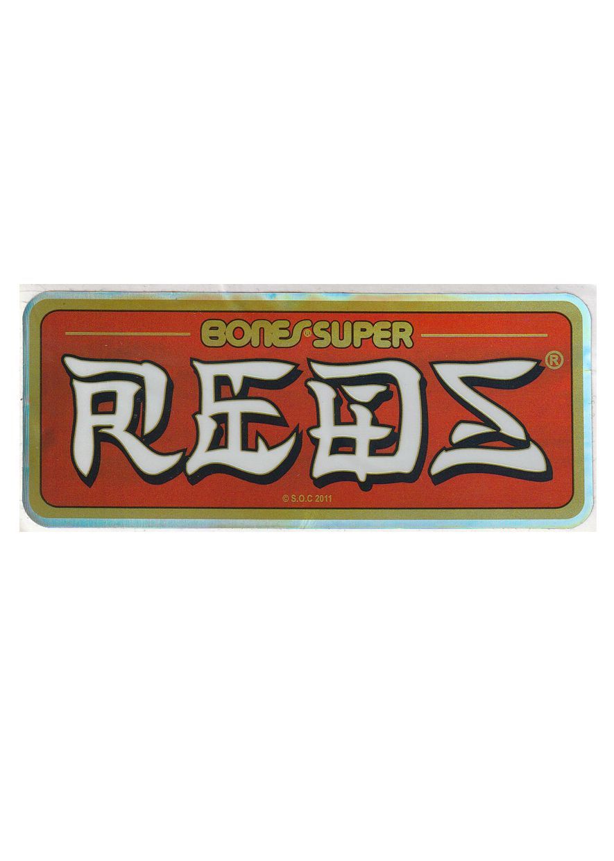 Bones REDS Aufkleber Bones REDS Aufkleber
