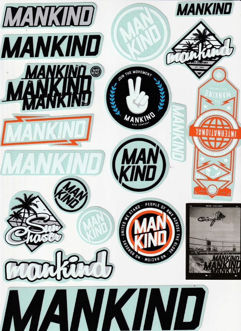 Mankind Aufkleber Pack 1