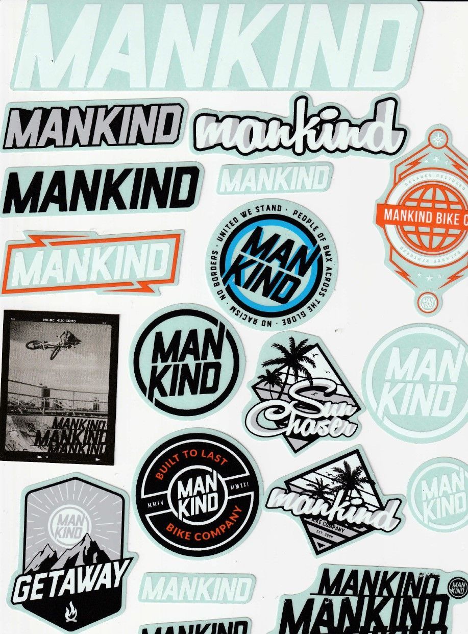 Mankind Aufkleber Pack 2