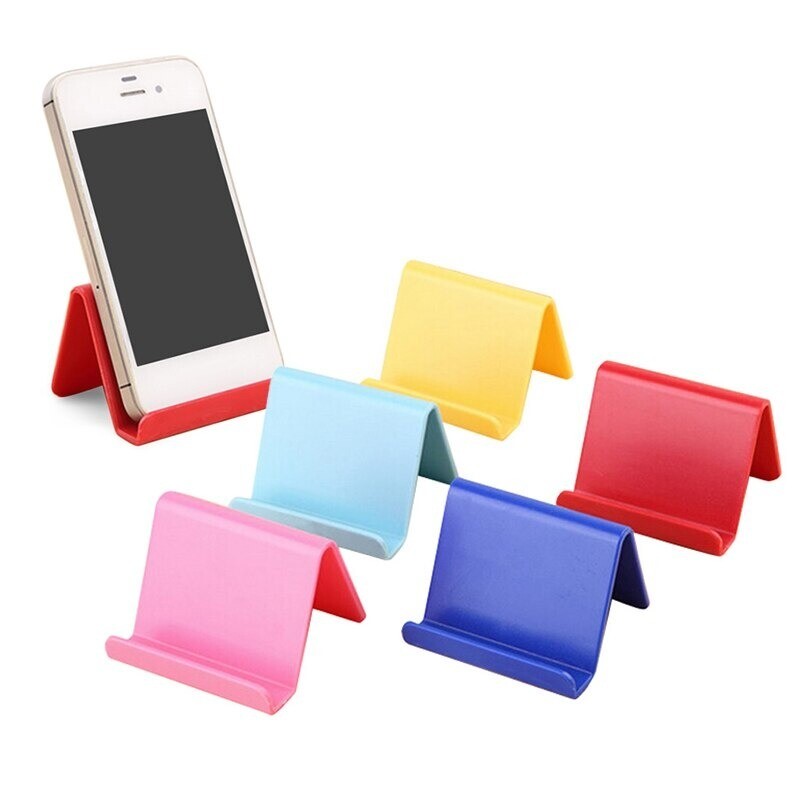Mini-Kunststoff-Handyhalter für alle Arten von Handys (Farbe nicht wählbar)
