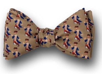 Men's Bow Tie Hamilton LMM Silk Freestyle Bowtie