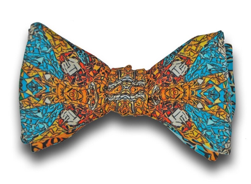 Antonio Gaudi Barcelona Mosaic Artist Bow Tie