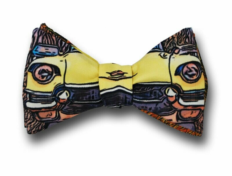 Yellow Classic Caddy Convertible Bow Tie