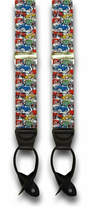 Mens Suspenders Liberty London Aston Classic Cars Braces