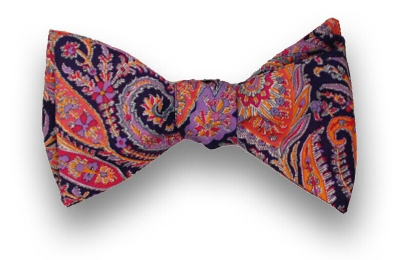 Men's Bowtie Paisley Felix and Isabelle Liberty London Bow Tie