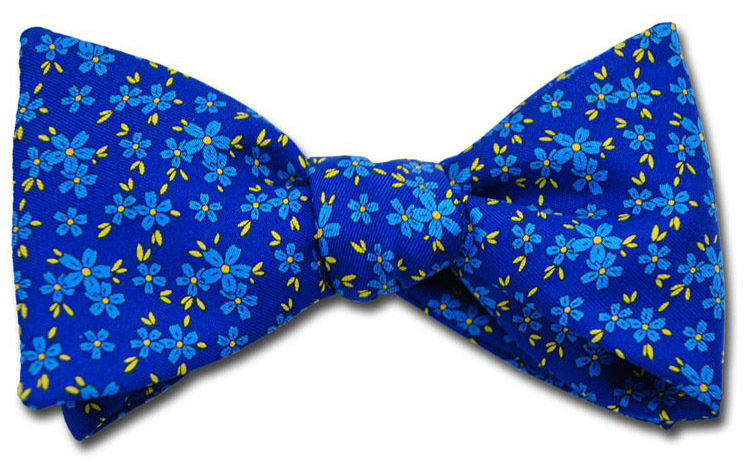 Forget Me Nots Bow Tie
