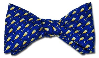 Champagne Toast Bow Tie