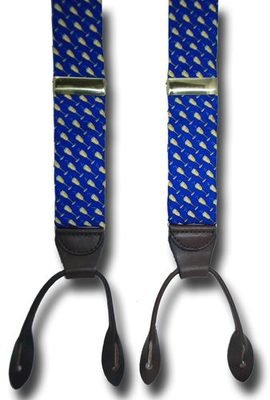Men's Suspenders Champagne Toast Braces