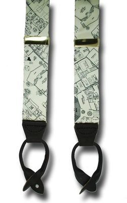 Men's Suspenders Floor Plan Braces