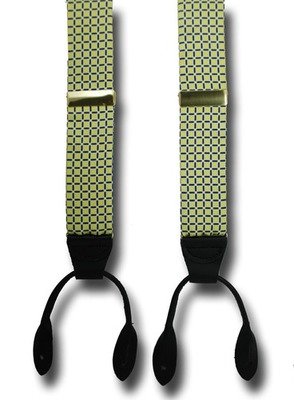 Men's Suspenders Graph Paper Braces
