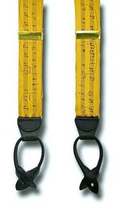 Men's Suspenders Sheet Music Braces