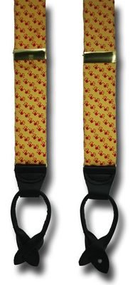 Men's Suspenders Surgeon's/Obstetrician's Hand Prints Braces